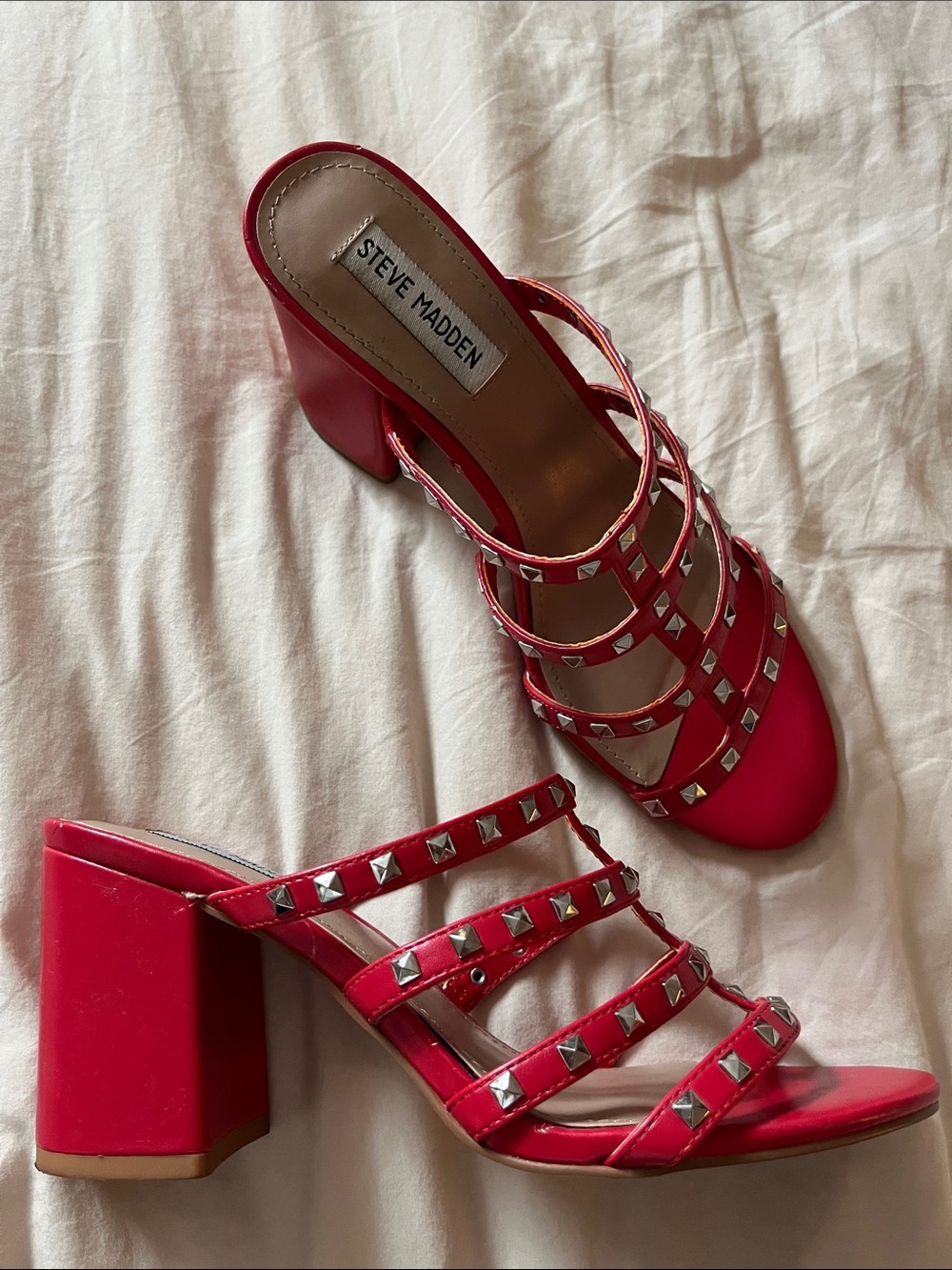 Steve Madden Motley Studded Sandals 8